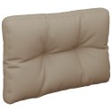 Poduszki na sofę z palet, 2 szt., kolor taupe, tkanina Lumarko!