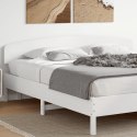 Wezgłowie do łóżka, białe, 200 cm, lite drewno sosnowe Lumarko!