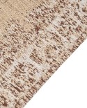 Dywan bawełniany 80 x 300 cm beżowo-brązowy ALMUS Lumarko!