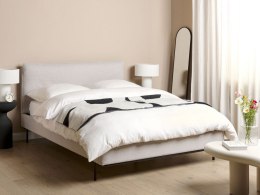 Łóżko tapicerowane 140 x 200 cm szare CORIO Lumarko!