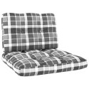 Krzesło ogrodowe z poduszkami w szarą kratę, impregnowana sosna Lumarko!
