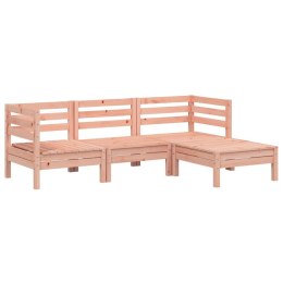 Sofa ogrodowa z podnóżkiem, 3-os., drewno daglezjowe Lumarko!