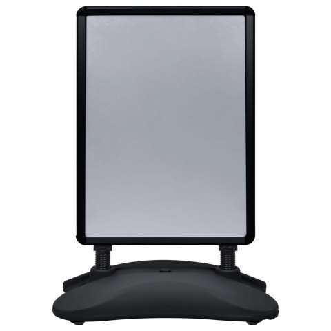 Stojak na plakat A1 z podstawą na wodę, czarny, stop aluminium Lumarko!