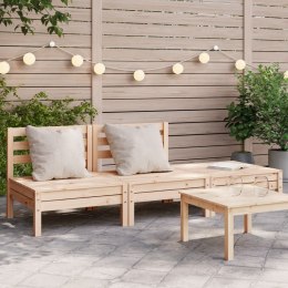 Ogrodowa sofa 3-osobowa, lite drewno sosnowe Lumarko!