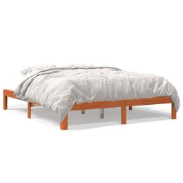 Rama łóżka, woskowy brąz, 180x200 cm, lite drewno sosnowe Lumarko!