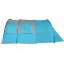 Namiot kempingowy, 4-osobowa, niebieski, 483x340x193 cm, tafta 185T Lumarko!