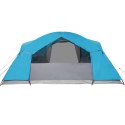 Namiot kempingowy, 8-osobowa, niebieski, 360x430x195 cm, tafta 190T Lumarko!