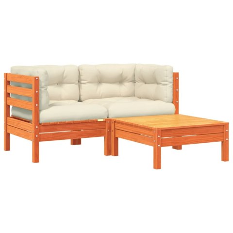 Sofa ogrodowa z poduszkami i podnóżkiem, 2-osobowa Lumarko!