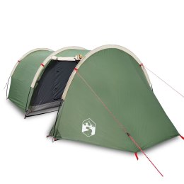 Namiot kempingowy, 4-osobowa, zielony, 405x170x106 cm, tafta 185T Lumarko!
