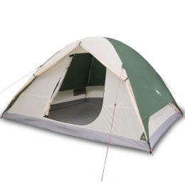 Namiot kempingowy, 6-osobowa, zielony, 348x340x190 cm, tafta 190T Lumarko!