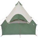 Namiot kempingowy, 7-osobowa, zielony, 350x350x280 cm, tafta 185T Lumarko!