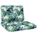 Krzesło ogrodowe z poduszkami w liście, impregnowana sosna Lumarko!
