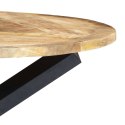 Stół jadalniany, okrągły, 120 x 76 cm, lite drewno mango Lumarko!
