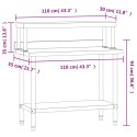 Kuchenny stół roboczy z półką, 110x55x120 cm, stal nierdzewna Lumarko!