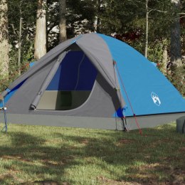 Namiot kempingowy, 6-osobowa, niebieski, 348x340x190 cm, tafta 190T Lumarko!