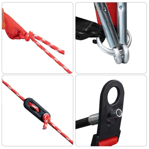 Namiot plażowy, morska zieleń, 268x223x125 cm, tafta 185T Lumarko!