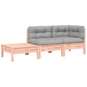 Sofa ogrodowa z poduszkami i podnóżkiem, drewno daglezjowe Lumarko!