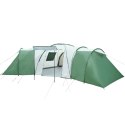 Namiot kempingowy, 12-os., zielony, 840x720x200 cm, tafta 185T Lumarko!