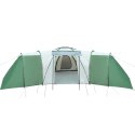 Namiot kempingowy, 12-osobowa, zielony, 840x720x200 cm, tafta 185T Lumarko!