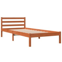 Rama łóżka, woskowy brąz, 90x200 cm, lite drewno sosnowe Lumarko!