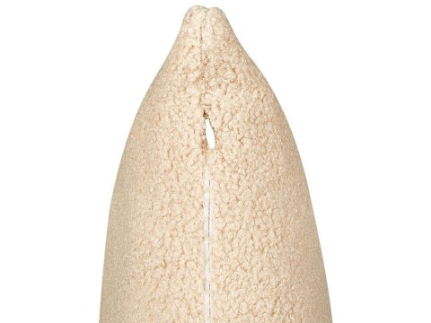 2 poduszki dekoracyjne boucle 45 x 45 cm piaskowe LEUZEA