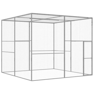 Klatka dla kota, 3 x 3 x 2,5 m, stal galwanizowana Lumarko!