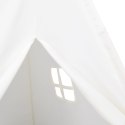 Biały namiot dziecięcy tipi, z torbą, peach skin, 120x120x150cm Lumarko!