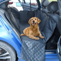 Pokrowiec samochodowy dla psa, czarny, 137x46x50 cm Lumarko!
