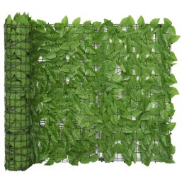 Parawan balkonowy, zielone liście, 200x100 cm Lumarko!