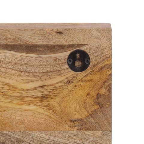 Wieszak na płaszcze, z 5 haczykami, lite drewno mango Lumarko!