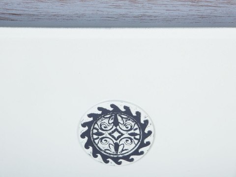 Doniczka 32 x 32 x 31 cm biała ELATEIA