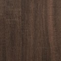 Biurko brązowy dąb 120x50x75 cm metal i materiał drewnopochodny Lumarko!