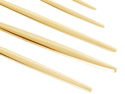 Zestaw sztućców 30 elementów złoty RIGATONI