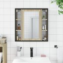 Szafka łazienkowa z lustrem, dąb sonoma, 60x16x60 cm Lumarko!