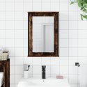 Szafka łazienkowa z lustrem, przydymiony dąb, 42x12x60 cm Lumarko!