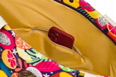 Duża Shopperka Damska Z Motywem W Owoce Lumarko!