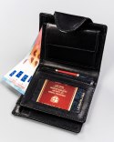 Skórzany portfel damski z systemem RFID - Peterson Lumarko!