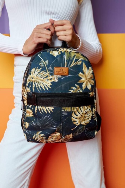 Wzorzysty, miejski plecak damski - Rovicky Lumarko!