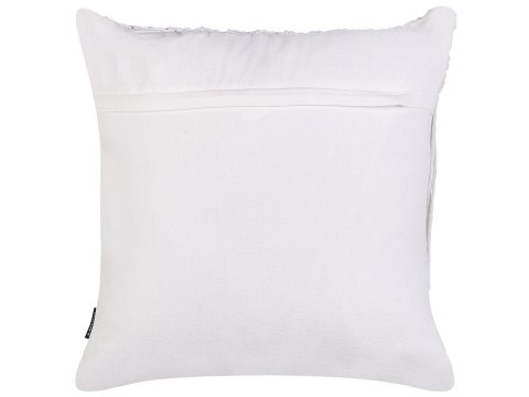 Zestaw 2 poduszek dekoracyjnych makrama 45 x 45 cm biały BAMIAN