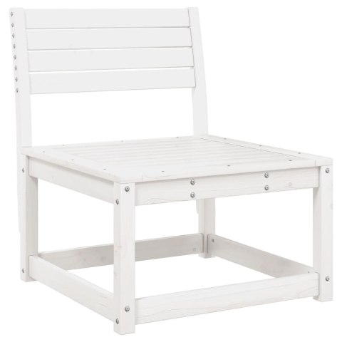 6-cz. zestaw mebli ogrodowych, biały, drewno sosnowe Lumarko!