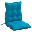 Poduszki na krzesła z niskim oparciem, 4 szt., jasnoniebieskie Lumarko!