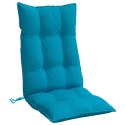 Poduszki na krzesła z wysokim oparciem, 2 szt., jasnoniebieskie Lumarko!