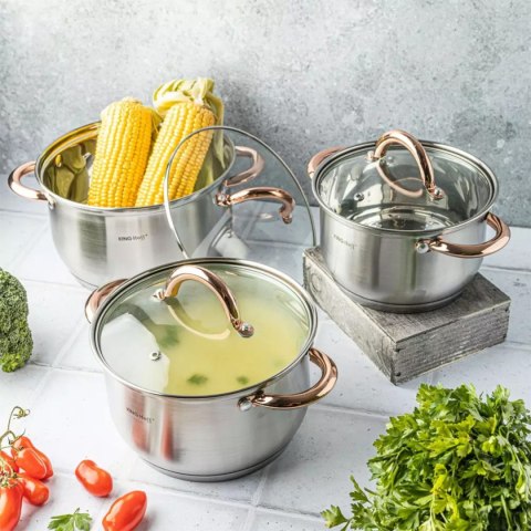 ZESTAW GARNKÓW 6 ELEMENTÓW KINGHOFF KH-1761 Lumarko!