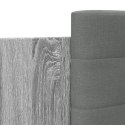 Rama łóżka z wezgłowiem i LED, szary dąb sonoma, 140x200 cm Lumarko!