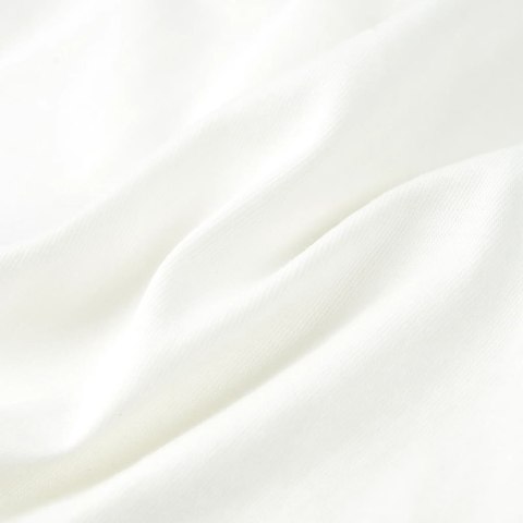 Koszulka dziecięca z krótkimi rękawami, ecru, 116 Lumarko! #