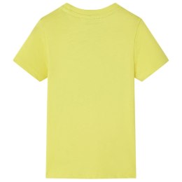 Koszulka dziecięca z krótkimi rękawami, żółta, 128 Lumarko!
