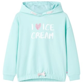 Bluza dziecięca z kapturem, błękitna, 140 Lumarko!