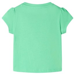 Koszulka dziecięca z krótkimi rękawami, jasnozielona, 104 Lumarko!