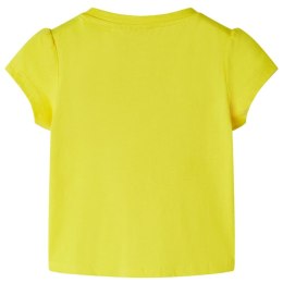 Koszulka dziecięca z krótkimi rękawami, żółta, 116 Lumarko!