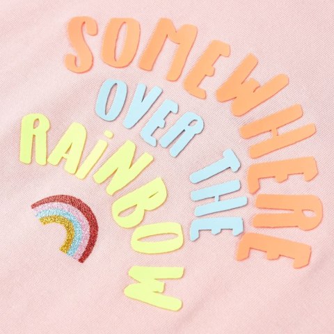 Koszulka dziecięca z krótkimi rękawami, jasnoróżowa, 104 Lumarko! #